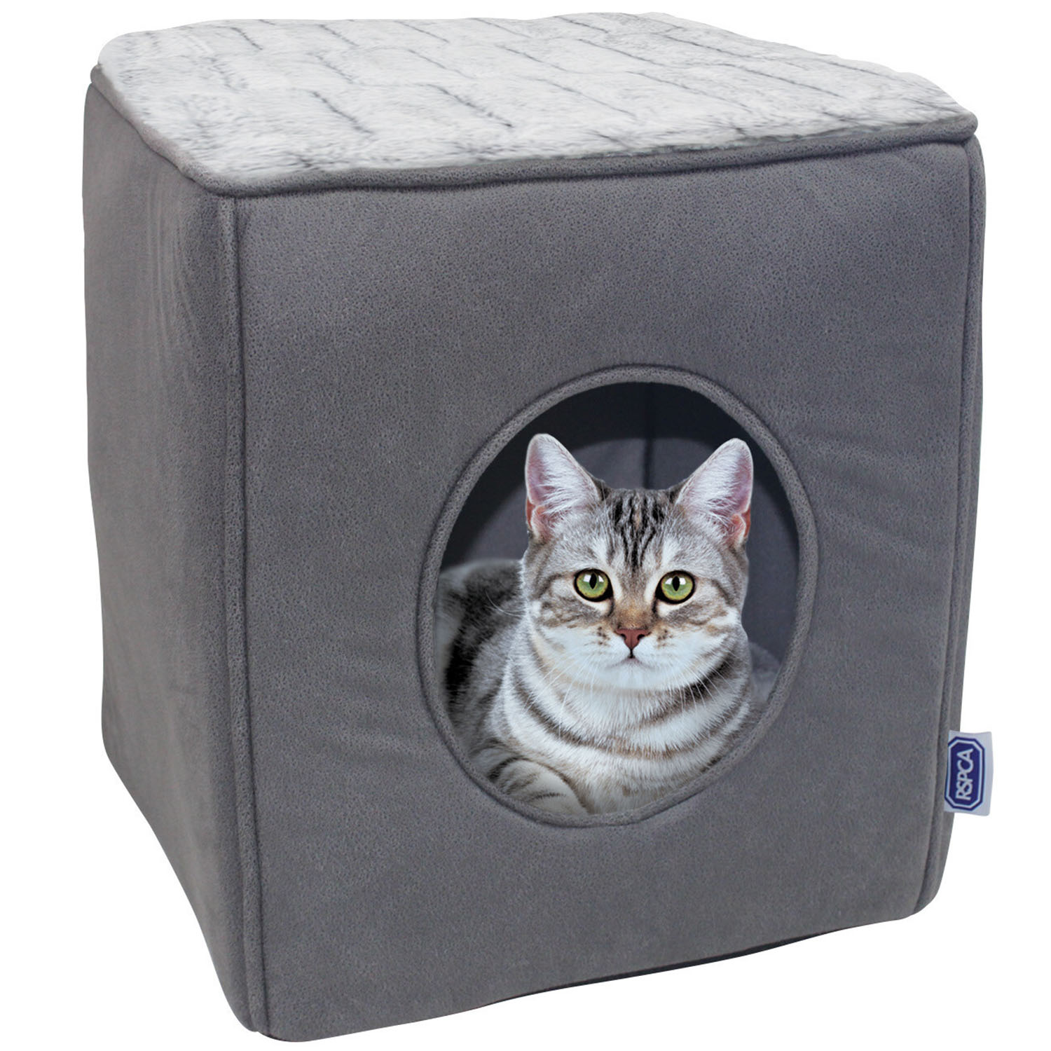 RSPCA Brick 3 in 1 Cat Cube - Navy Image 2