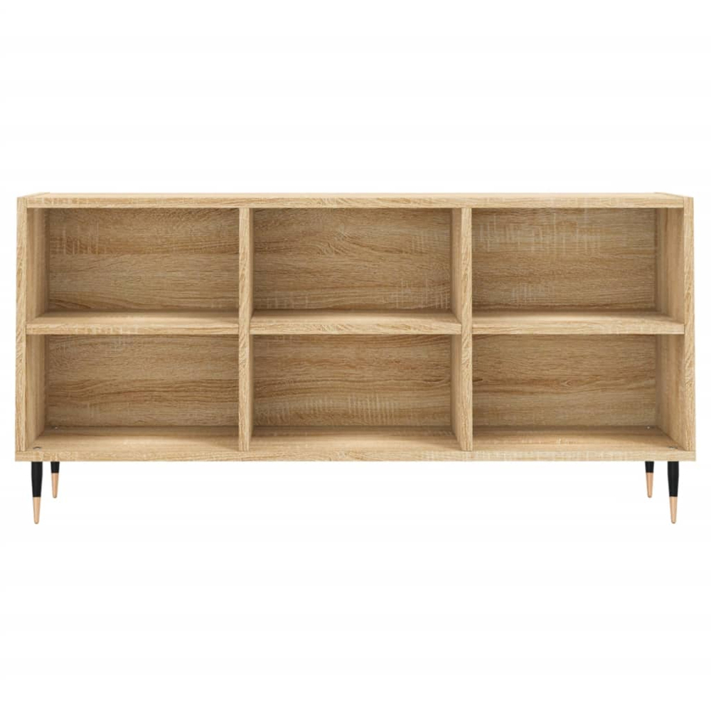 vidaXL 6 Shelf Sonoma Oak TV Cabinet Image 4