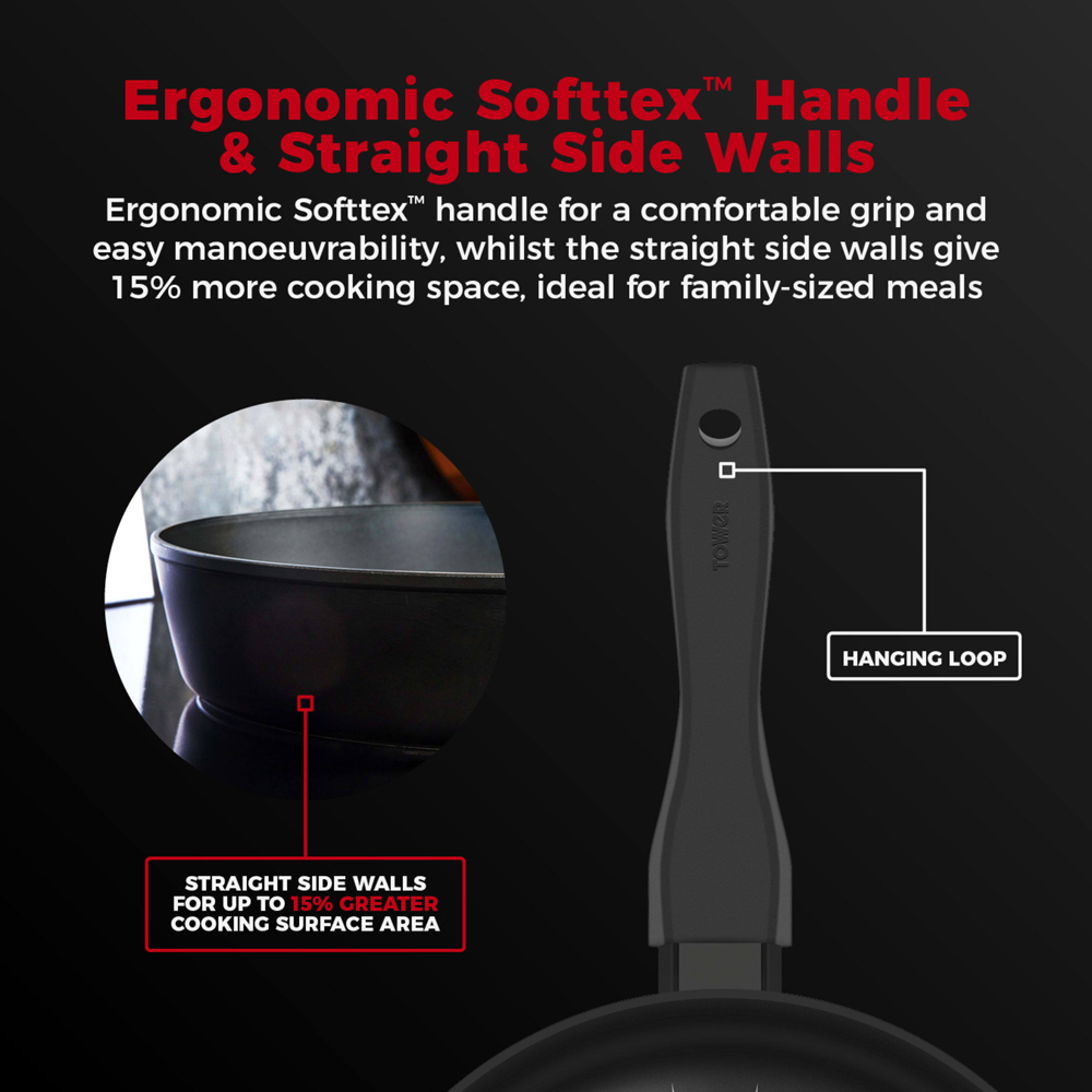 Tower Smart Start Forged 28cm Aluminium Frying Pan Image 7