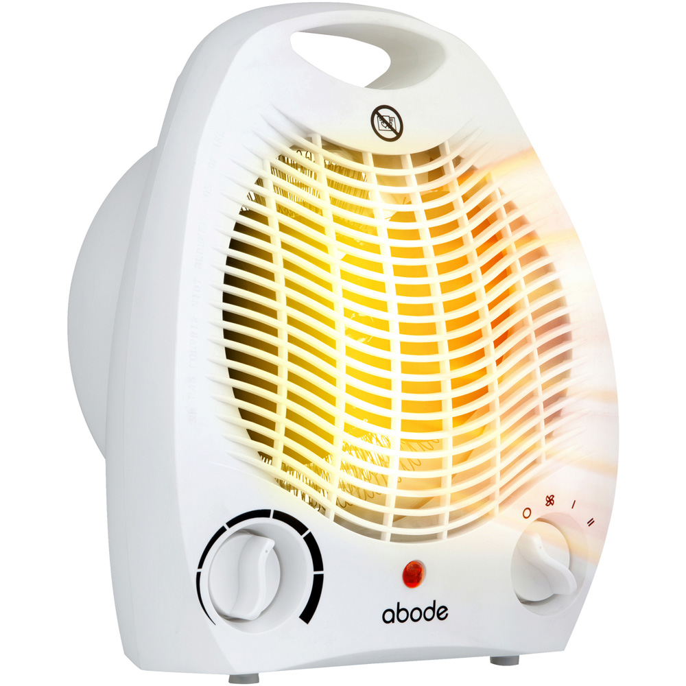 Abode AFH1002 White Fan Heater 2000W Image 2