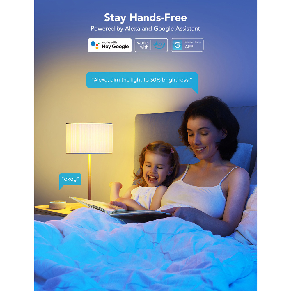 Govee RGBWW E27 Smart LED Bulb 2 Pack Image 9
