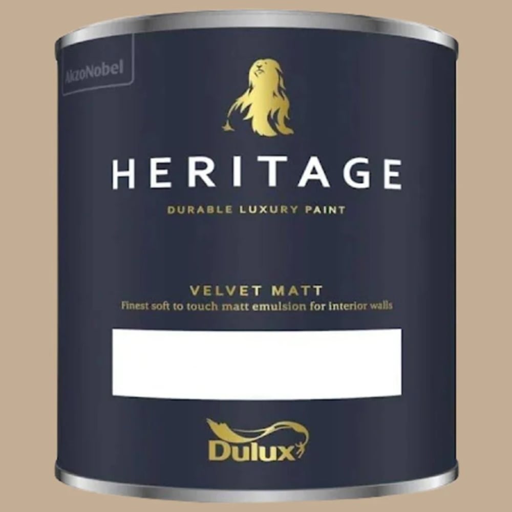 Dulux Heritage Walls and Ceilings Dark Stone Velvet Matt Emulsion Paint 1L Image 2