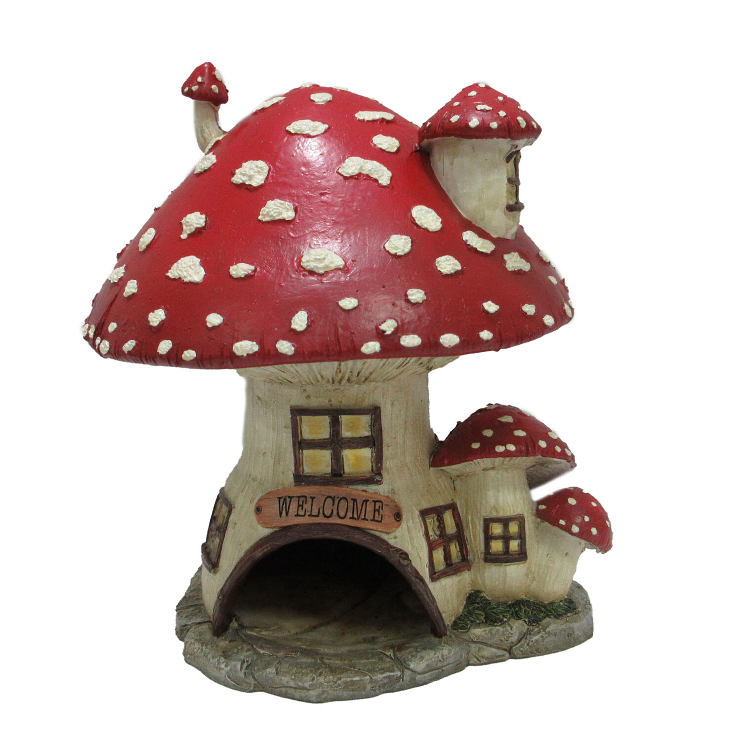 Glow in the Dark Mushroom House Image