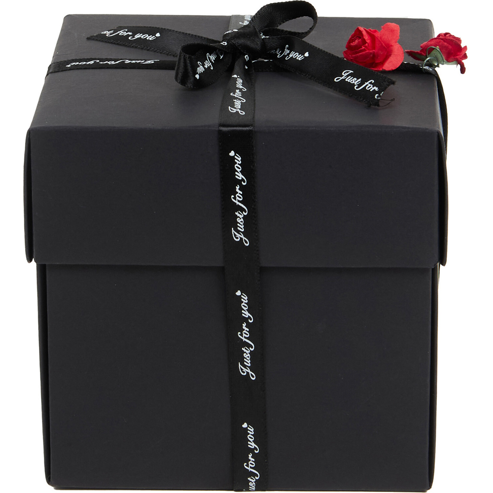 Do It Yourself Exploding Photo Gift Box Black Image 2