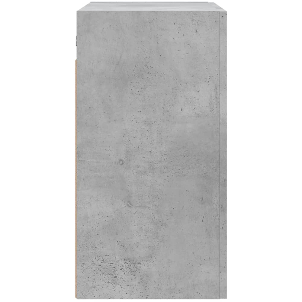 vidaXL 2 Door Concrete Grey Wall Cabinet Image 7