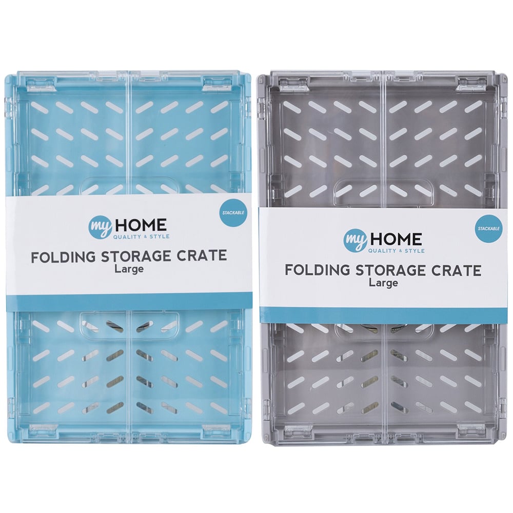 My Home Large Foldable Storage Crate Image 1
