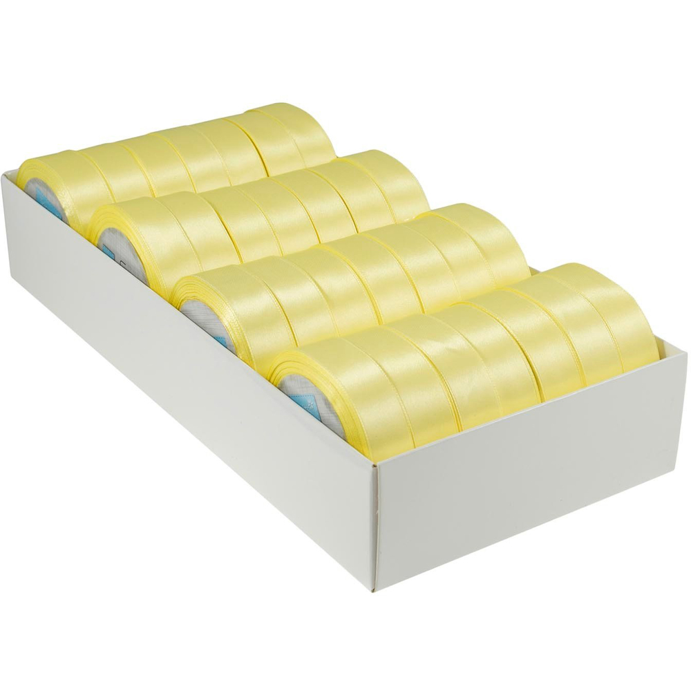 Trimits Satin Ribbon - Yellow / 15m / 2cm Image