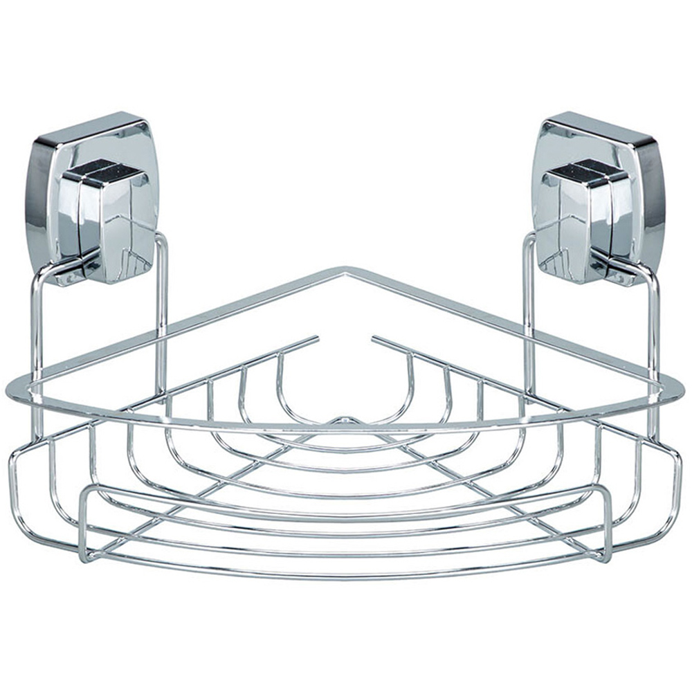 Square Suction Corner Bathroom Rack Image 1