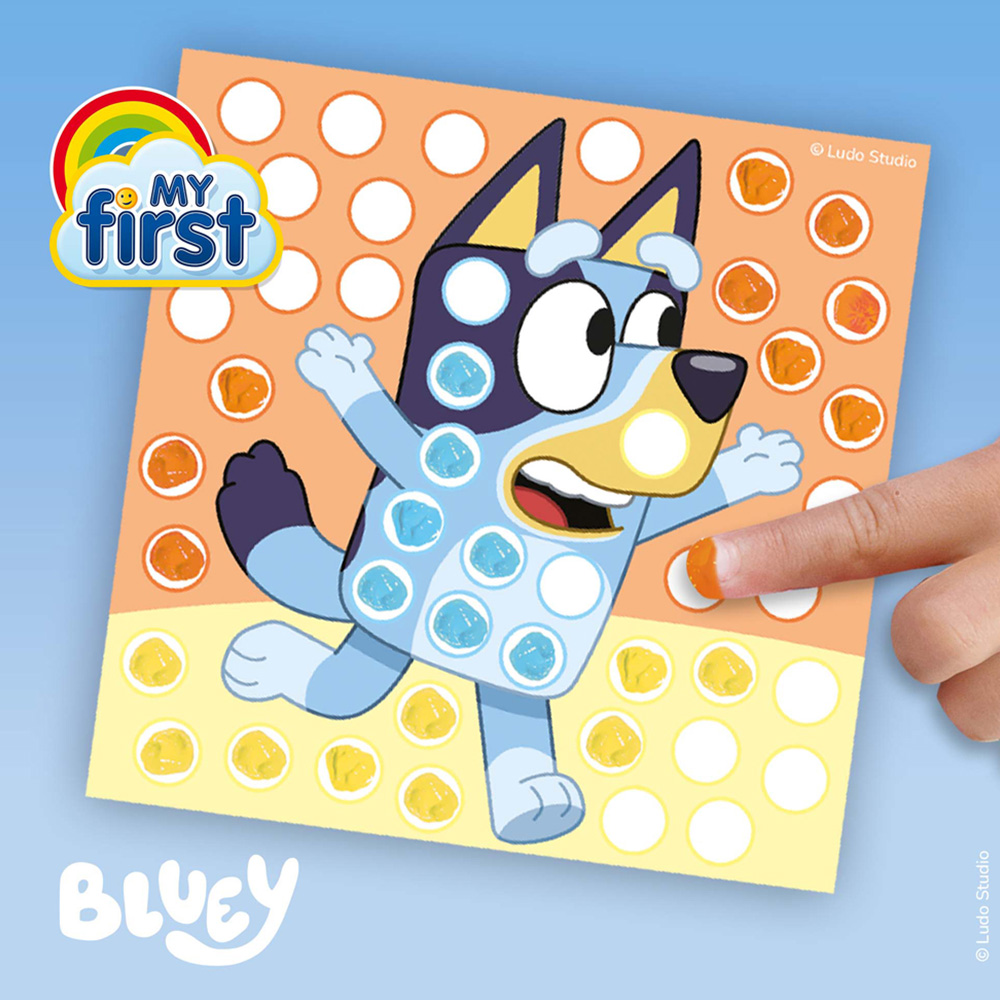 SES Creative Bluey Fingerprint Paint Art Set Image 3
