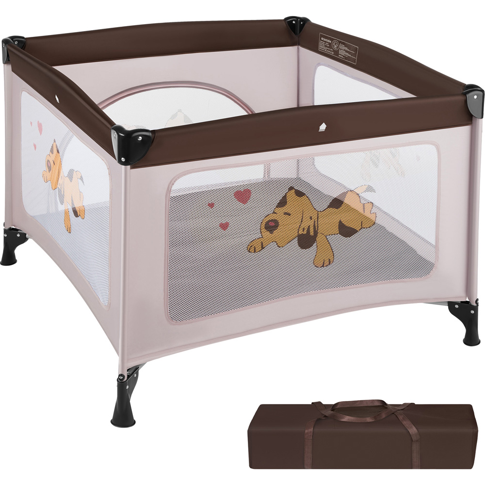 tectake Tommy Junior Kids Blue Playpen Image 3