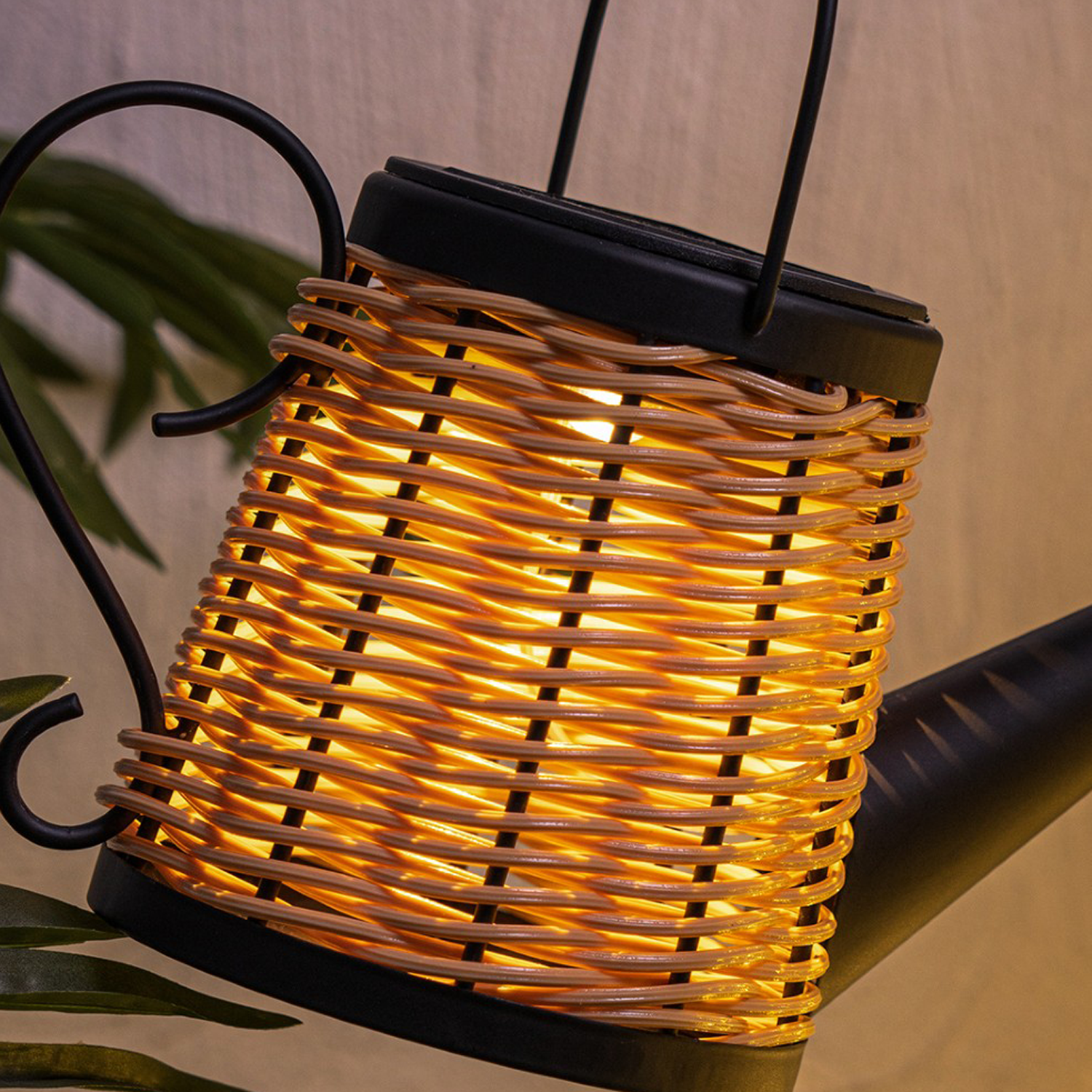 Solar Watering Can Lantern Image 2