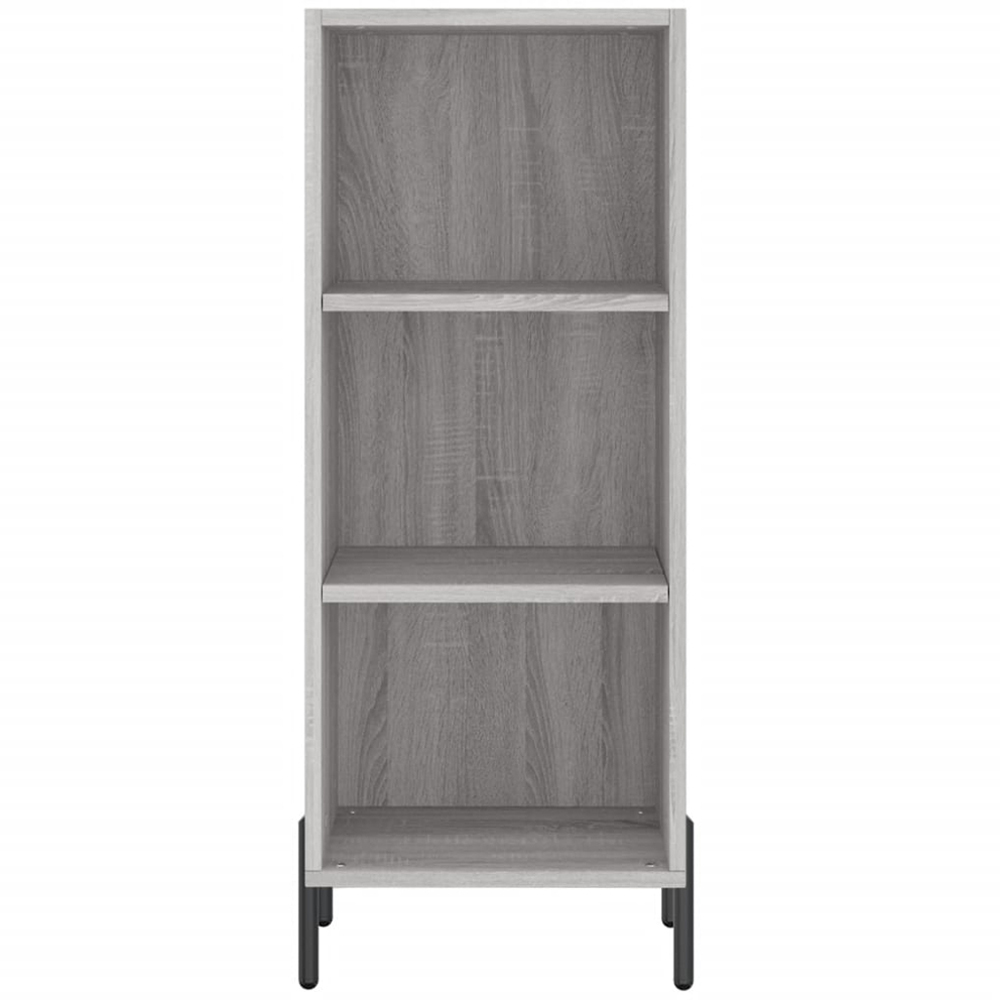 vidaXL Single Door 3 Shelf Grey Sonoma Highboard Image 6