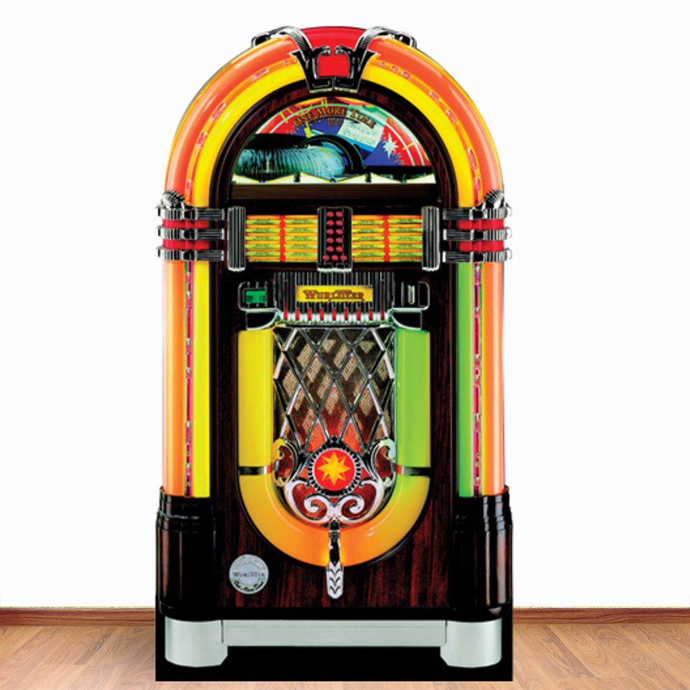 Star Cutouts Jukebox Cardboard Cutout 5.3ft Image 2
