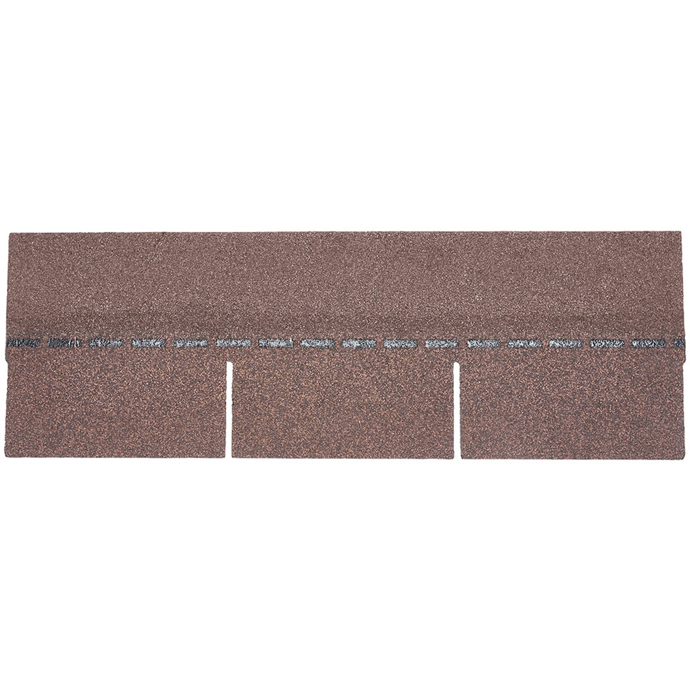 Living and Home 18 Piece Brown Forest 3‑Tab Asphalt Shingles Bitumen Roofing 335 x 990mm Image 1