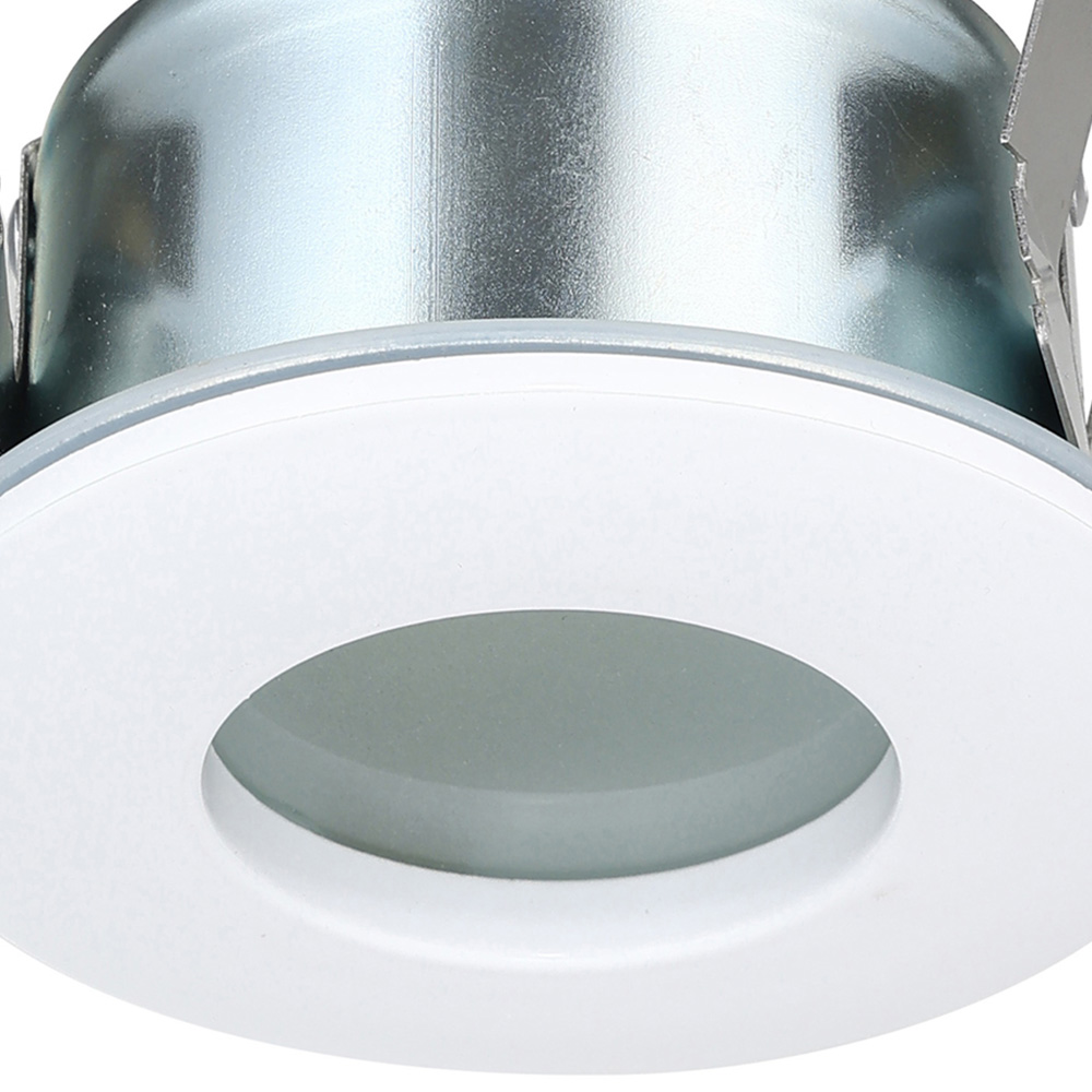 EGLO Margo Aluminium White Outdoor Recessed LED Light Image 3