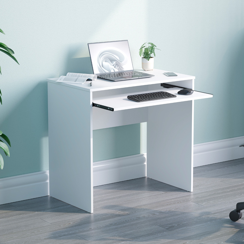 VIDA DESIGNS Hudson Computer Desk White Image 8