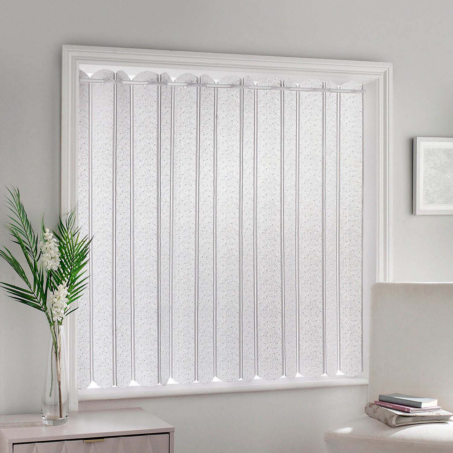 Parma Pleated Blind - White / 137cm Image 1