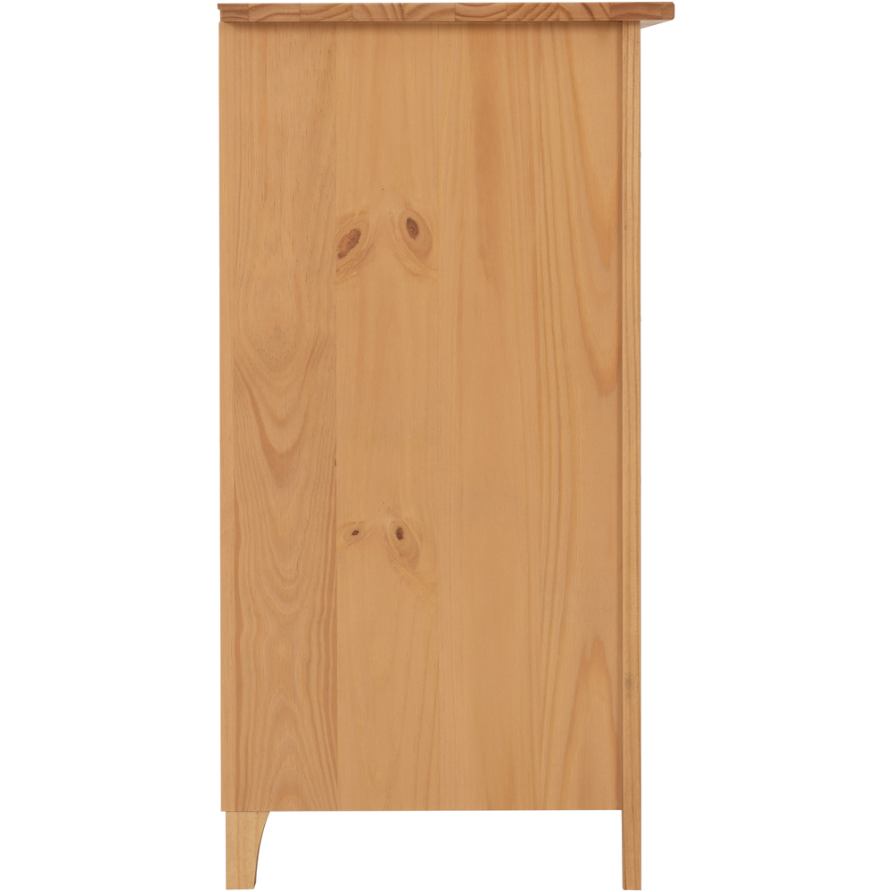 Seconique Oslo 4 Drawer Antique Pine Chest of Drawers Image 5