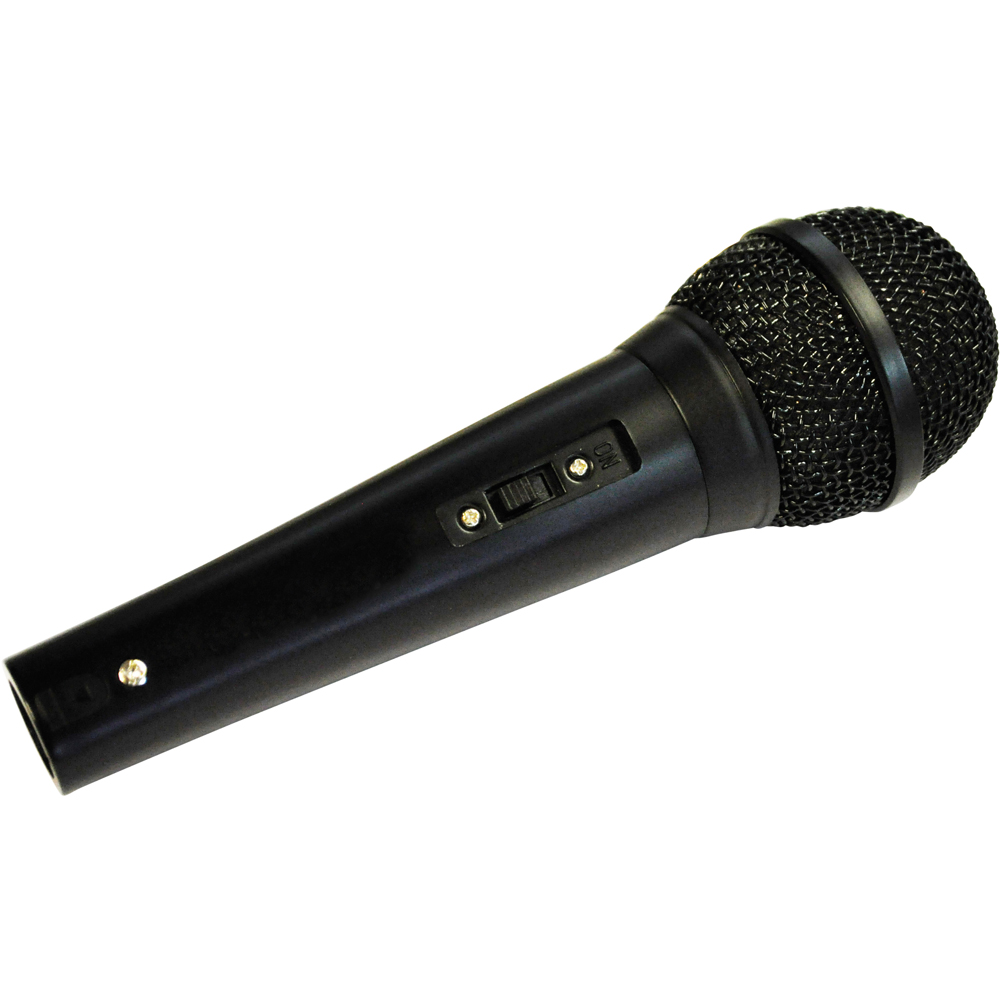 Mr Entertainer Black Dynamic Handheld Karaoke Microphone with Lead Image 1