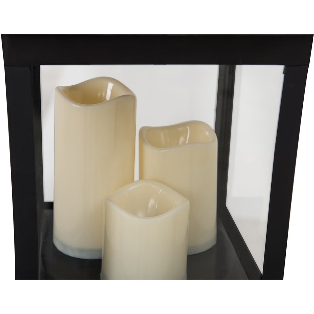 Sunjoy Classic Black Battery Powered Garden Lantern Image 3