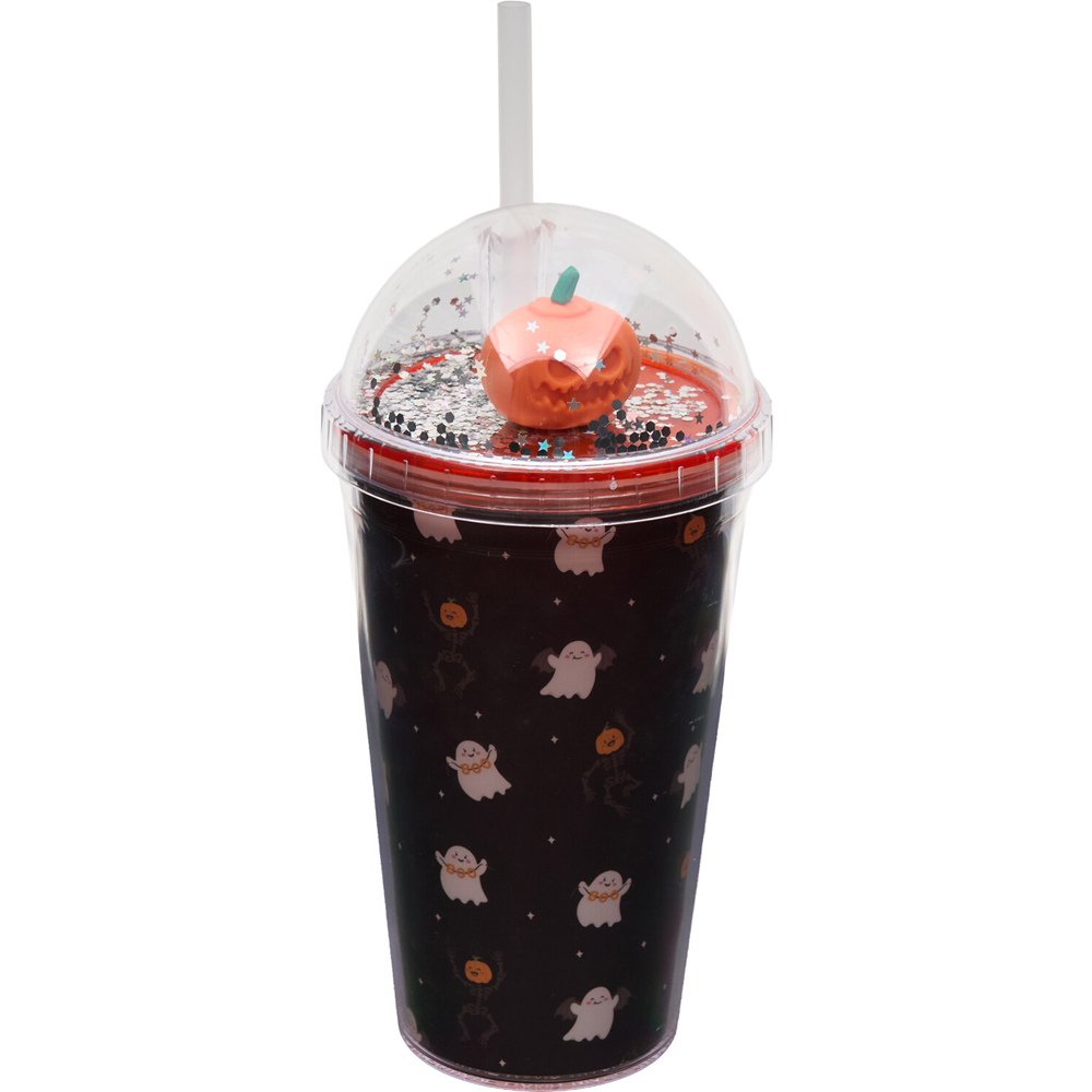 Halloween Figure Tumbler with Straw Image 8