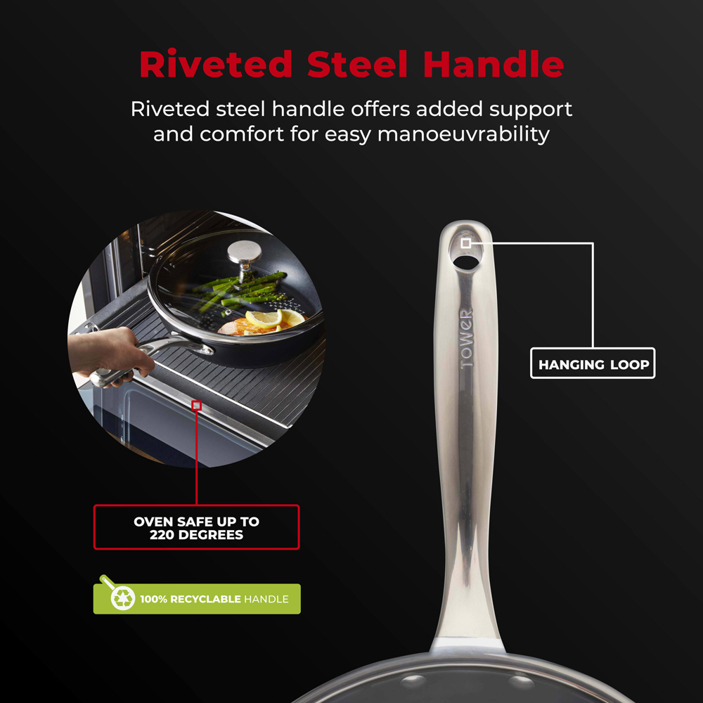 Tower Smart Start Ultra Forged 26cm Aluminium Multi Pan Image 8