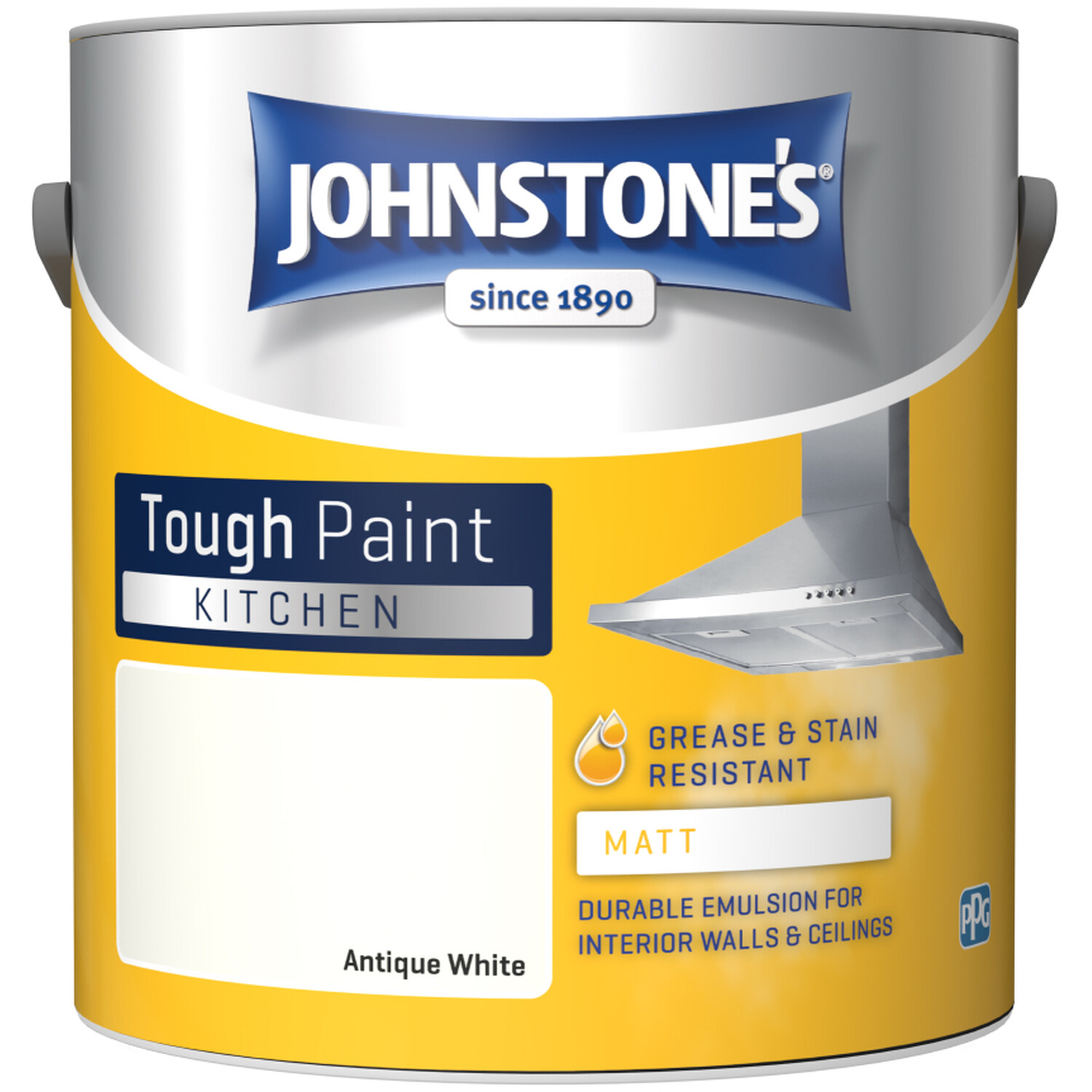 Johnstones Kitchen Paint Matt - Antique White Image 2