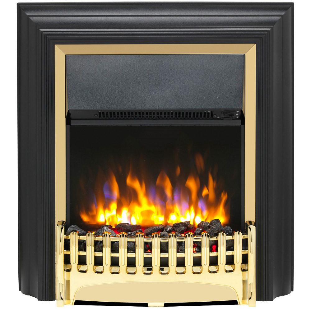 Dimplex Kingsley Deluxe Brass Electric Fire Image 3