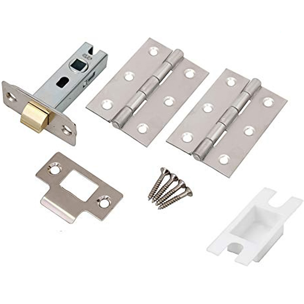 Golden Grace Polished Chrome Cadenza Door Handle Set 7 Pack Image 3