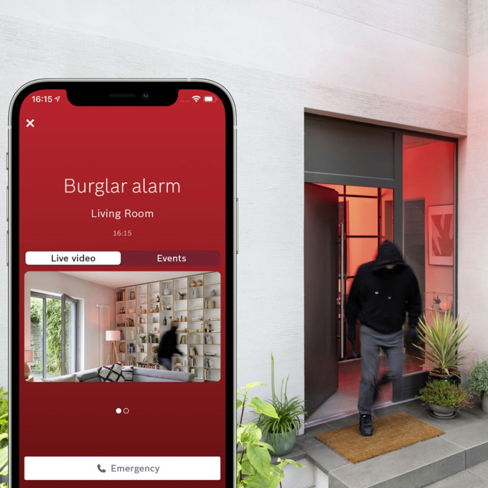 Bosch White and Grey Smart Home Outdoor Security Siren Image 8