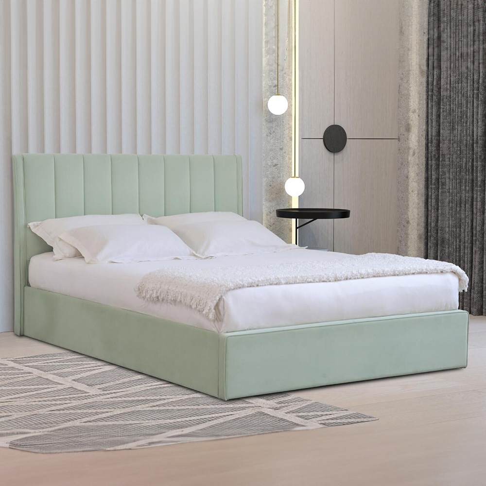 Willow Double Mint Ottoman Bed Image 1