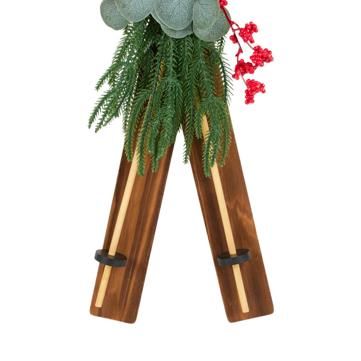 Floristry Ski Wall Decoration Natural Image 4