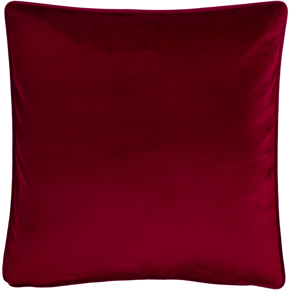 Furn Multicolour Jolly Santa Let It Snow Printed Piped Velvet Reversible Cushion 43 x 43cm Image 4