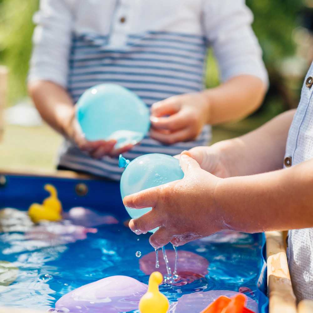 Plum Wooden Sandy Bay Sand and Water Table Image 5