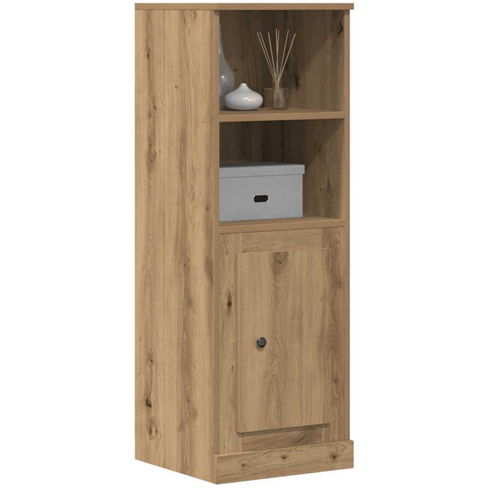 vidaXL Single Door 2 Shelf Artisan Oak Highboard Image 3