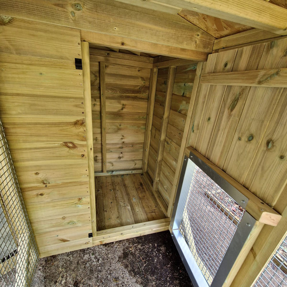 Benchmark Apex Roof Single Dog Kennel 4 x 8ft Image 4