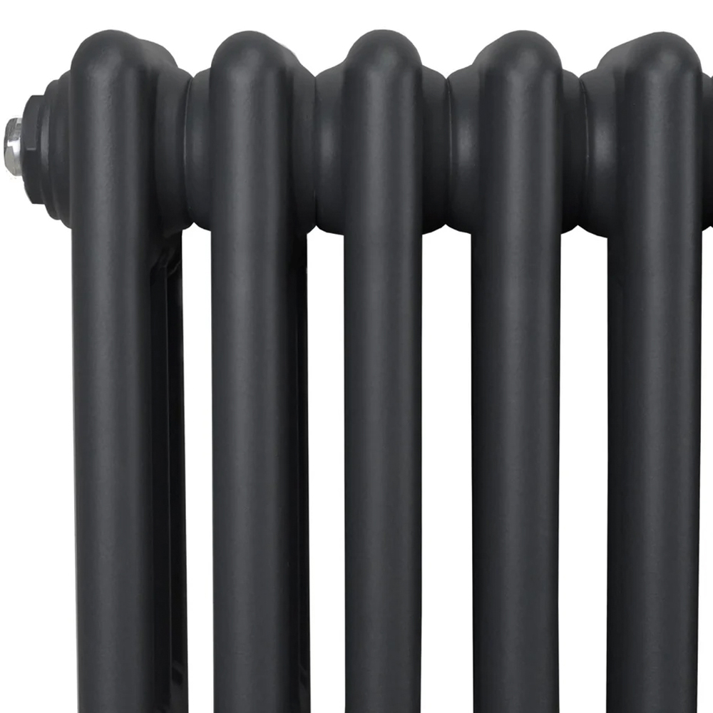 Monster Shop 3523 BTU Anthracite Grey Traditional 3 Column Radiator 1500 x 292mm Image 4