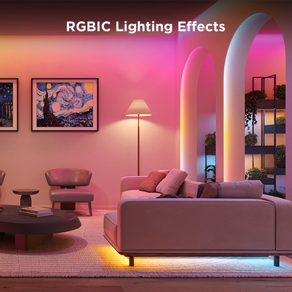 Govee RGBICW LED Smart Strip Light 10m Image 4