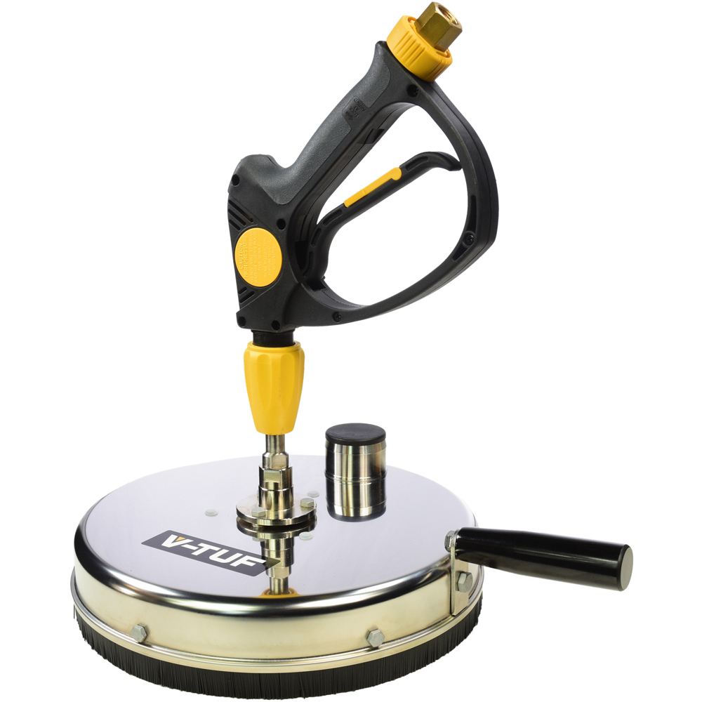V-TUF H1.003TT tufTURBO300X Surface Cleaner with Handle and Extraction Port Image 3