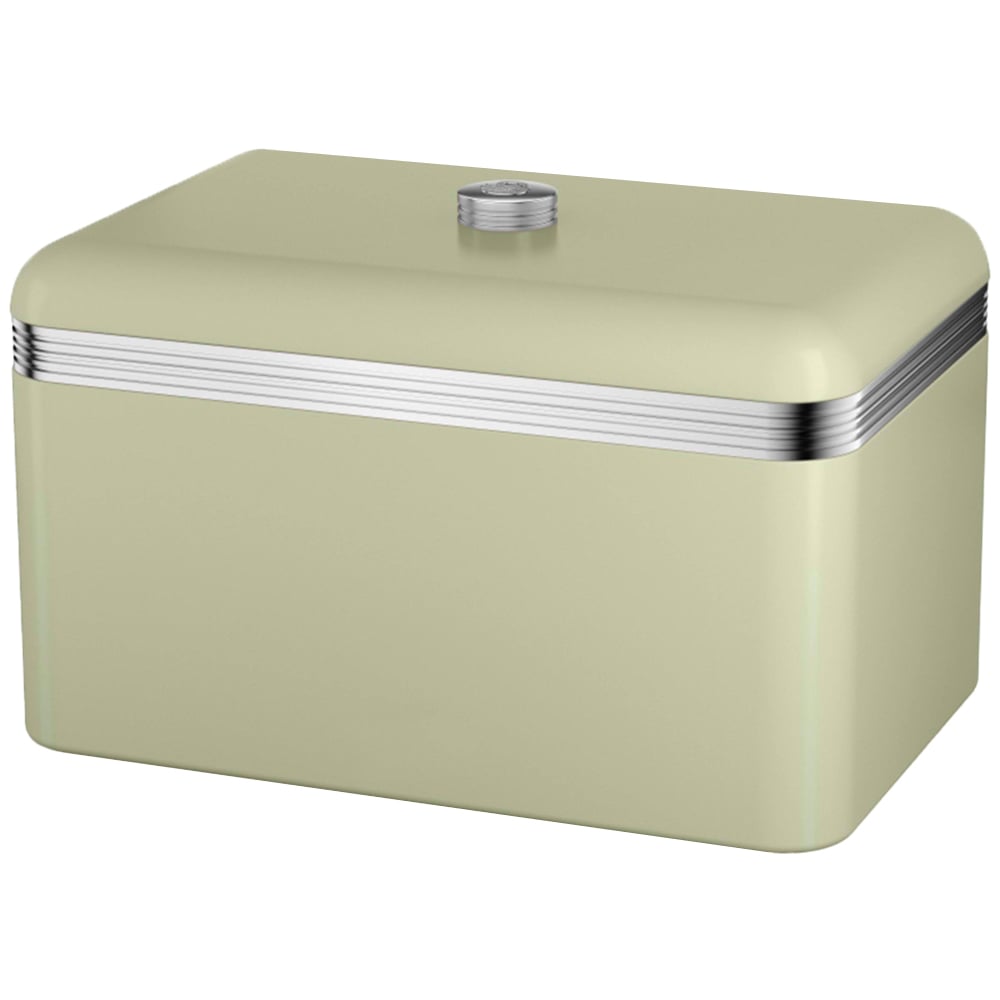 Swan Retro Green Bread Bin Image 1