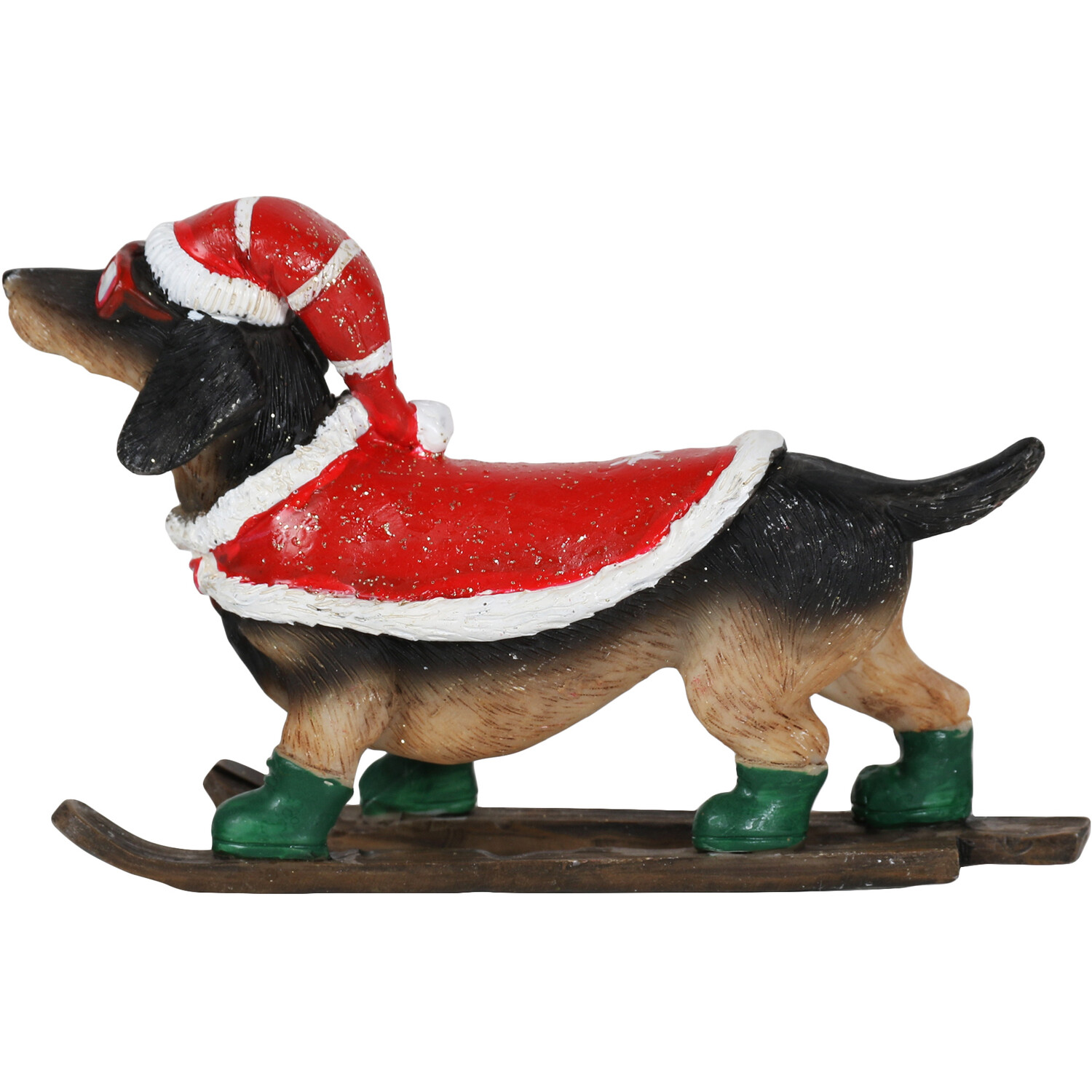 Festive Hanging Dachshund Decoration Image 5