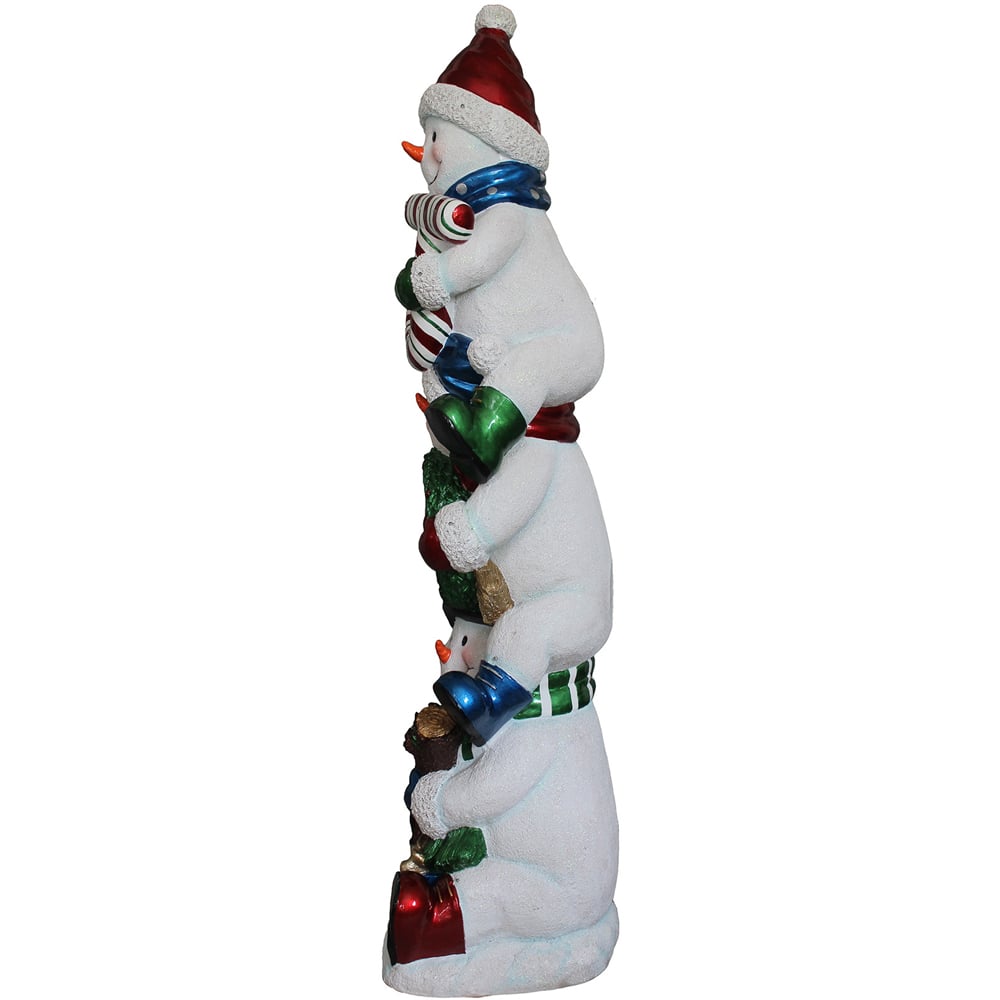 The Christmas Centre LED Joy Snowman Stack Decoration 150cm Image 2