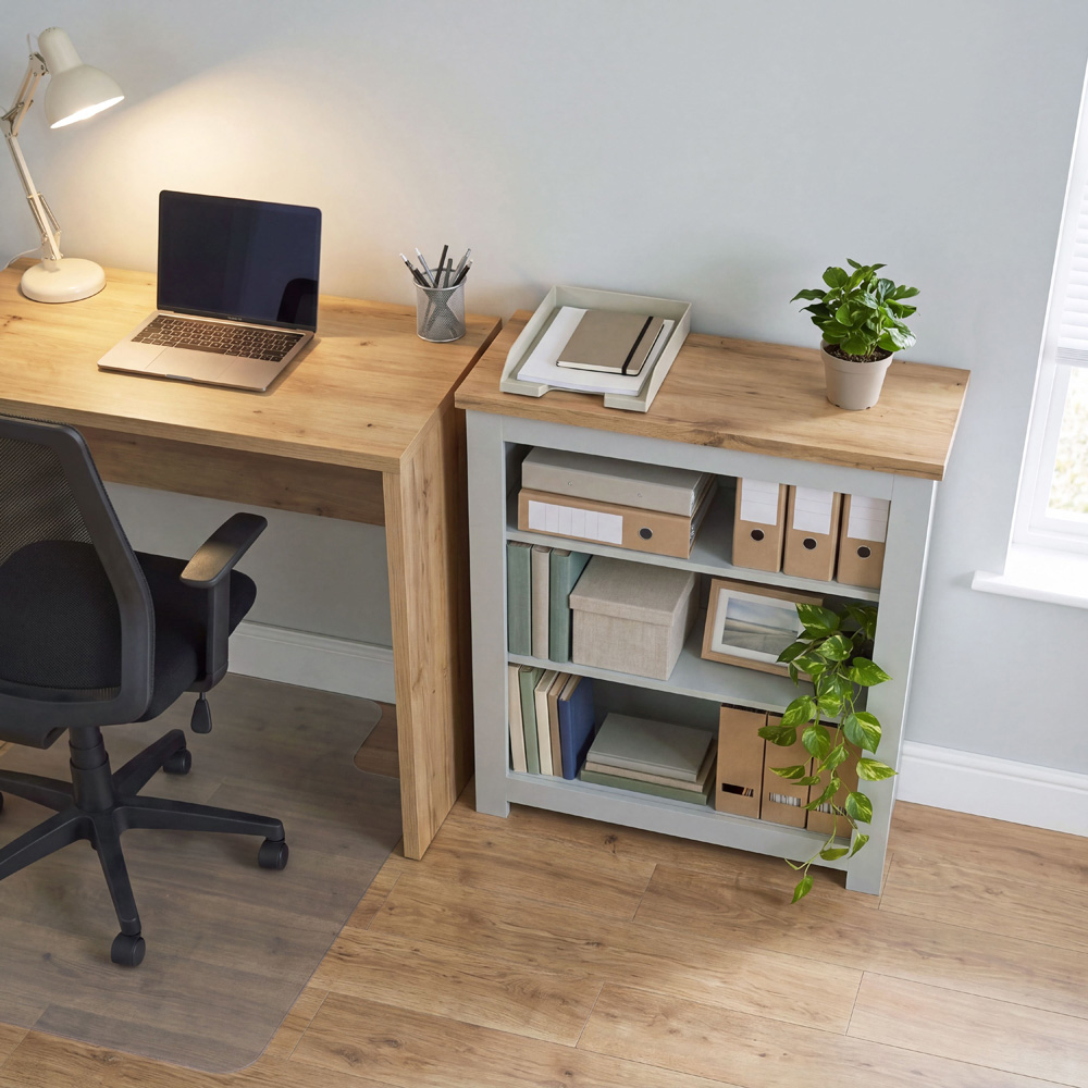VIDA DESIGNS Arlington 3 Shelf Grey Bookcase Image 3