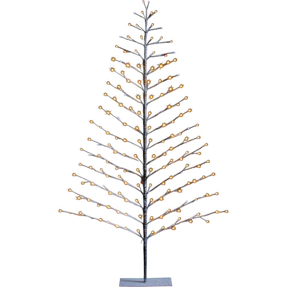 Shatchi Pre-Lit Warm White LED Birch Twig Tree Christmas Decoration Image 1
