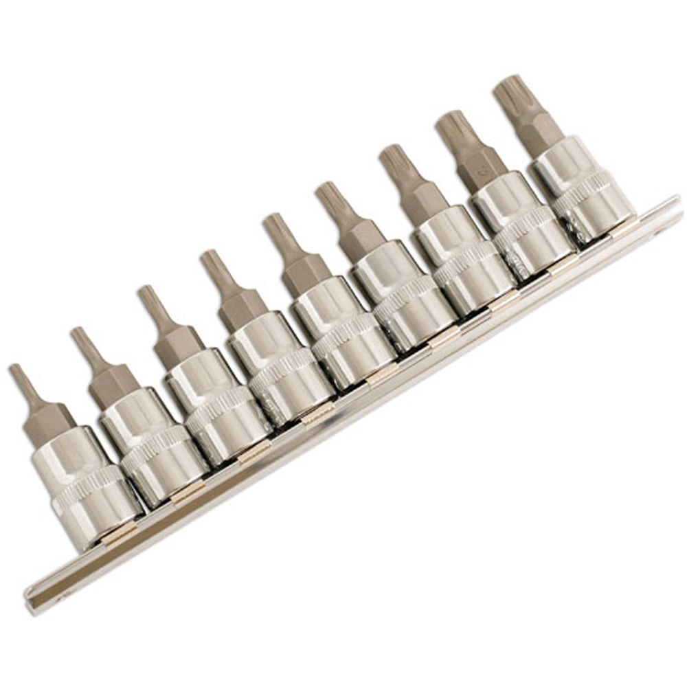 Laser 9 Piece 3/8 inch D Torx Plus Bit Set Image 3