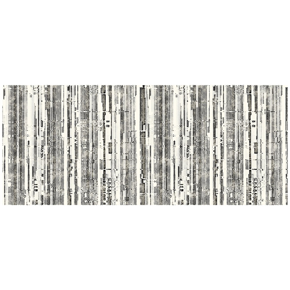 Warren Reed Designer Washed Out Canvas Pattern Glass Bathroom Splashback 25 x 60cm Image 2