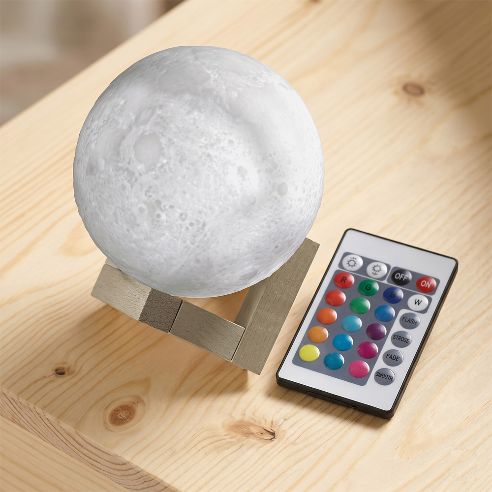 Avilo USB Rechargeable Moon Lamp Image 2