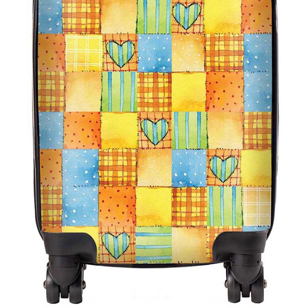 Warren Reed Designer Mini Cabin Baby Watercolour Blanket Pattern Suitcase Image 2