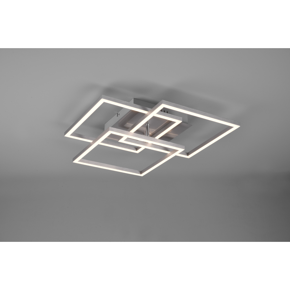 TRIO Mobile Nickel Matt Integrated LED Ceiling Light Image 2