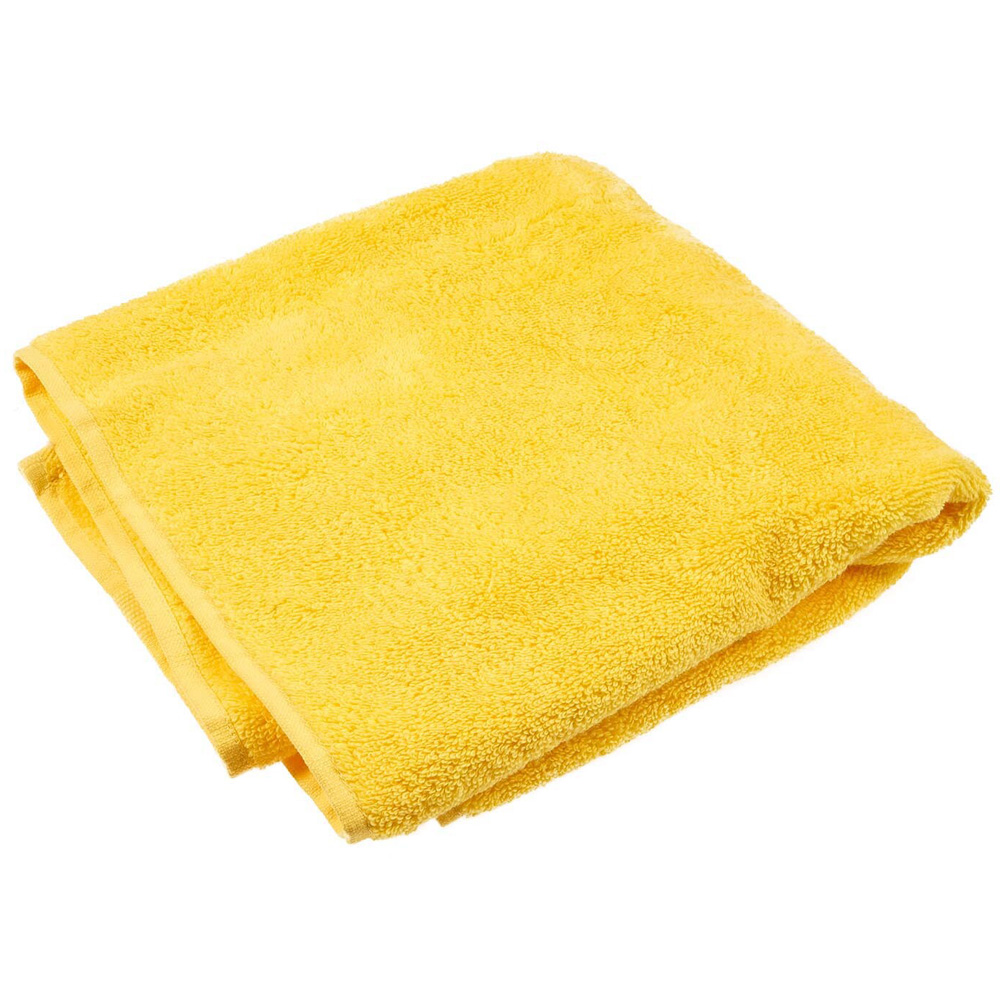 Divante Flannel Cotton Ochre Face Cloth Image